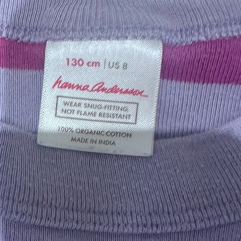 Hanna Andersson HannaJams™ Pajama Set Girls Size 8 - Picture 5 of 6